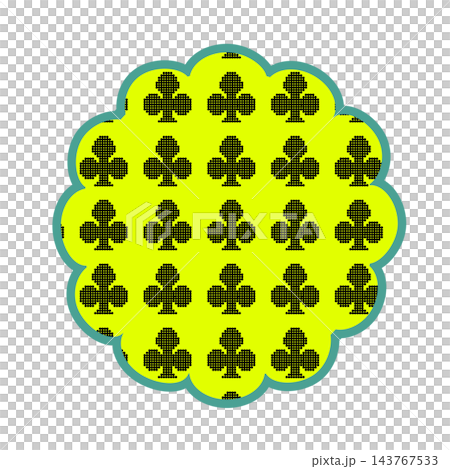 Flower-shaped background illustration Flower-shaped background illustration 143767533