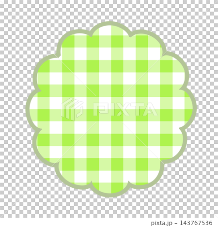 花丸型の背景イラスト 花丸型の背景イラスト 143767536