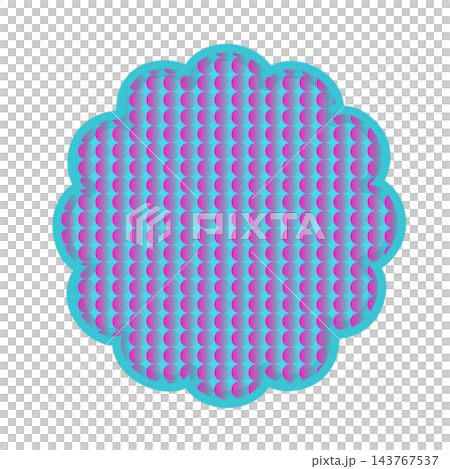 Flower-shaped background illustration Flower-shaped background illustration 143767537