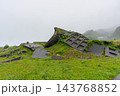 岩手県田野畑村の震災遺構・明戸海岸防潮堤 東日本大震災の津波で破壊された防潮堤の被災状況 143768852
