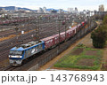 岡山貨物ターミナルを発車する山陽本線貨物列車（EF210形100番台） 143768943
