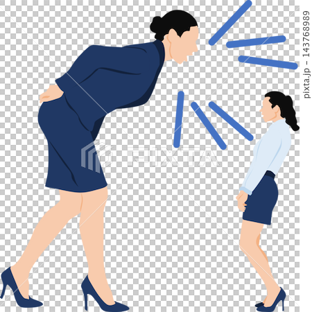 女商人爭論的插圖 女商人爭論的插圖 143768989