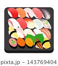 すしの日_美味しそうなお寿司のイラスト 143769404