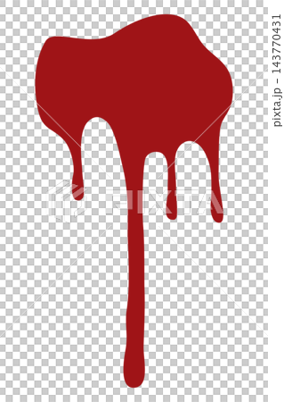 Red dripping paint vertical drop, isolated illustration Red dripping paint vertical drop, isolated illustration 143770431