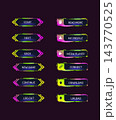 Game hud buttons. Cyber menu button, gaming futuristic display interface screen tech ui panel menu bar digital border scifi technology hologram neon frame user vector illustration 143770525