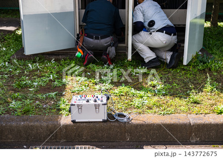 キュービクル式受電設備　年次点検　リレーテスター 143772675