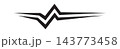 Speed Line Stripe Emblem 143773458