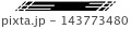 Stripe Racing Decal Streak Line Art 143773480
