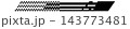 Racing Stripe Speed Line Graphic 143773481