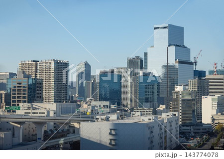 東京の高層ビル群 東京の高層ビル群 143774078
