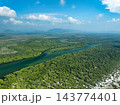 Amazing abundant mangrove forest, Aerial view of forest trees Rainforest ecosystem and healthy environment background, Texture of green trees forest top down, High angle view 143774401