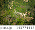 Deforestation aerial photo,Forest destroyed environmental damage from deforestation and land erosion in rural areas,Deforestation environmental destruction,Rainforest destroyed for human development 143774412