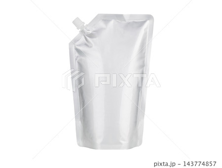 White stand up spout pouch packaging mockup White stand up spout pouch packaging mockup 143774857