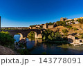 Puente de San Martin Bridge with San Juan de los Reyes Toledo 143778091