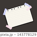 Paper notes stickers. Place for memo messages on paper sheets. Blank sticky place for to do list and office notice or information board 143778129