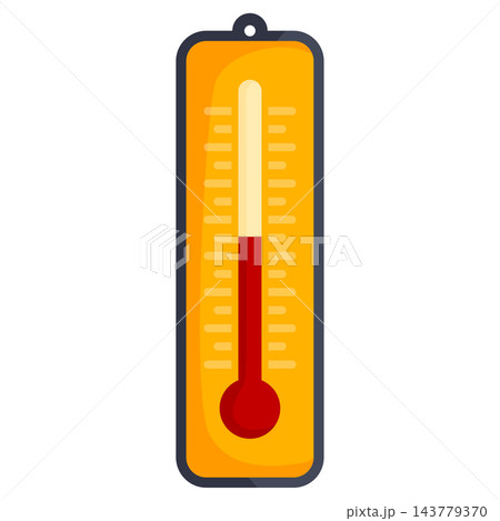 Temperature gauge for garden climate posters...のイラスト素材 [143779370] - PIXTA