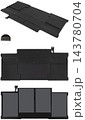 Internal rechargeable laptop battery pack with multi-pin connector 143780704