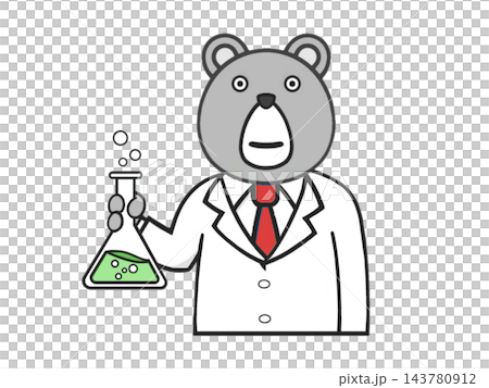 熊科學家的插圖 熊科學家的插圖 143780912