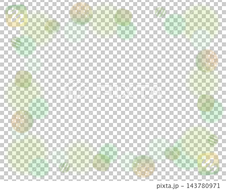 Valentine's Day-themed frame (green) 143780971