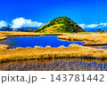 紅葉の日本百名山の苗場山 143781442