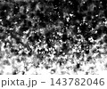 空から降る冬の新雪の背景、漫画素材 143782046