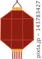 Red octagonal Chinese palace lantern 143783427