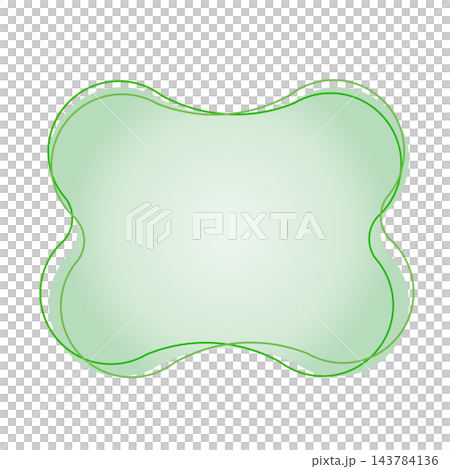 Amoeba-style frame (green) Amoeba-style frame (green) 143784136
