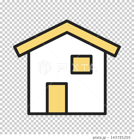 房屋插圖素材,住宅,房屋,房地產 房屋插圖素材,住宅,房屋,房地產 143785205