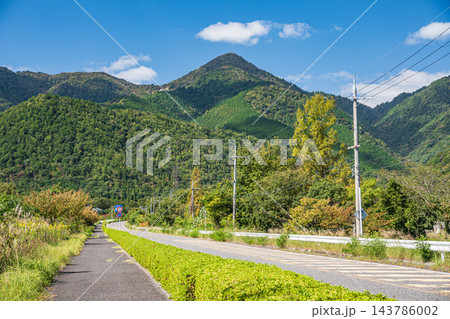 湖西地方比良山地風景　滋賀県大津市 143786002