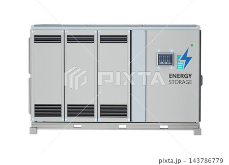 Energy storage system or battery container unit isolated 143786779