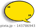 アメコミ風のふきだしイラスト 143786943
