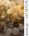 Colorful Textile Fabric Rolls Wrapped in Plastic Colorful Textile Fabric Rolls Wrapped in Plastic 143787376