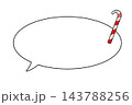 クリスマスステッキ 143788256