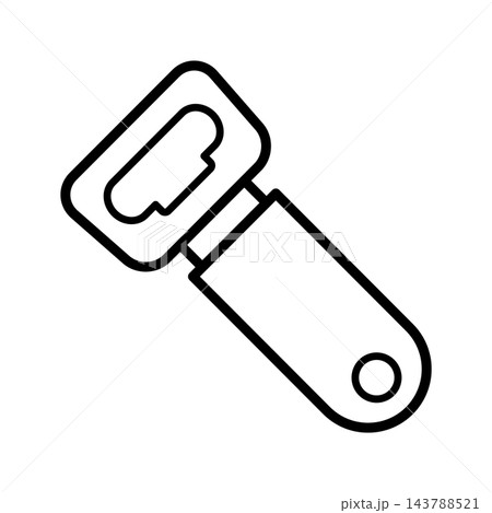 bottle opener icon design vector template bottle opener icon design vector template 143788521