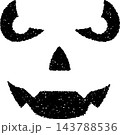 Halloween Pumpkin Faces Stamp Badge Grunge Style. Halloween Pumpkin Faces Illustration. Halloween Pumpkin Faces Stamp Style. Vector Illustration. Elements for design. Grunge Halloween Pumpkin Faces 143788536