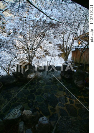 朝の雪見風呂… 平家の隠れ里【湯西川温泉】の『露天風呂』 朝の雪見風呂… 平家の隠れ里【湯西川温泉】の『露天風呂』 143789111