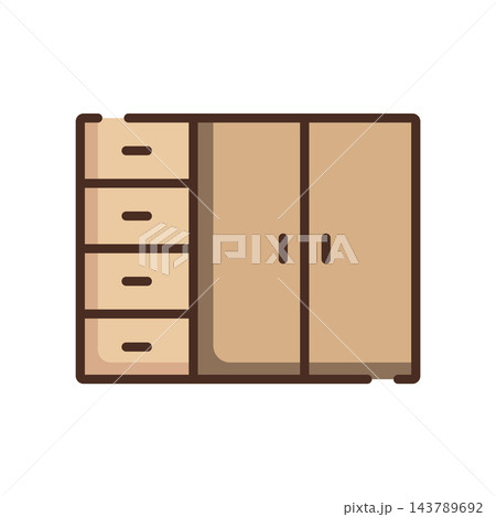 cabinet icon design vector template 143789692