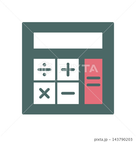 calculator icon design vector template 143790203