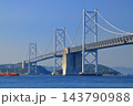 【香川県】瀬戸大橋記念公園から見た瀬戸大橋 143790988