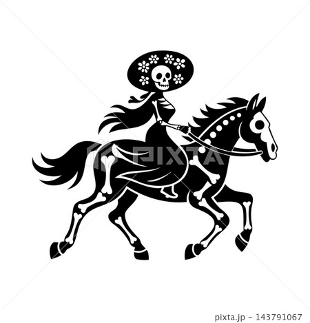 Day Of The Dead Skeleton Riding Day Of The Dead Skeleton Riding 143791067