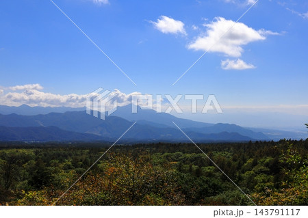 清里高原 美し森から望む富士山 清里高原 美し森から望む富士山 143791117
