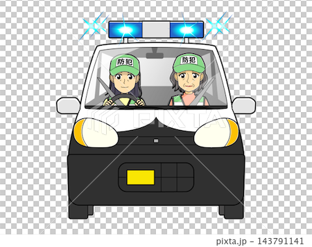 一名女性防災志工(輕型車輛,正面視角)駕駛藍色巡邏車進行防災巡邏。 一名女性防災志工(輕型車輛,正面視角)駕駛藍色巡邏車進行防災巡邏。 143791141