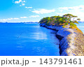 馬の背と青い海と空 143791461