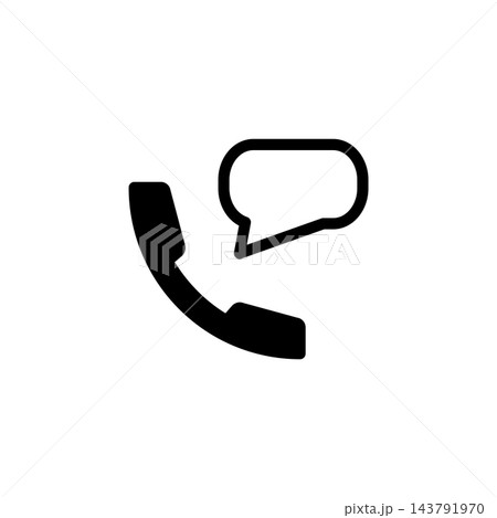 call bubble icon design vector template call bubble icon design vector template 143791970