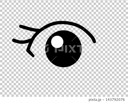 受虹膜辨識技術啟發，繪製了一個簡單的眼睛線條圖示。 143792076