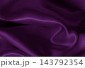Purple fabric cloth texture for background and design art work, beautiful crumpled pattern of silk or linen. 143792354