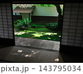 美濃地屋敷 畳に木漏れ日の母屋から中庭を望む 美濃地屋敷 畳に木漏れ日の母屋から中庭を望む 143795034