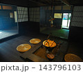美濃地屋敷のランプと囲炉裏のある部屋 美濃地屋敷のランプと囲炉裏のある部屋 143796103