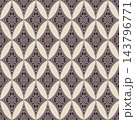 Plum Cream Ogee Geometric Folk Pattern 143796771