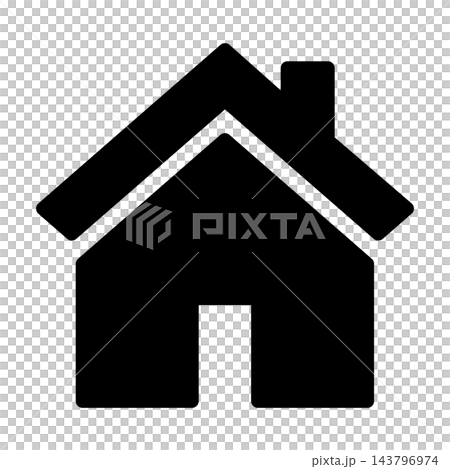 房屋輪廓圖標 房屋輪廓圖標 143796974